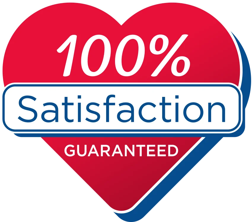 100% Satisfaction Guaranteed Badge
